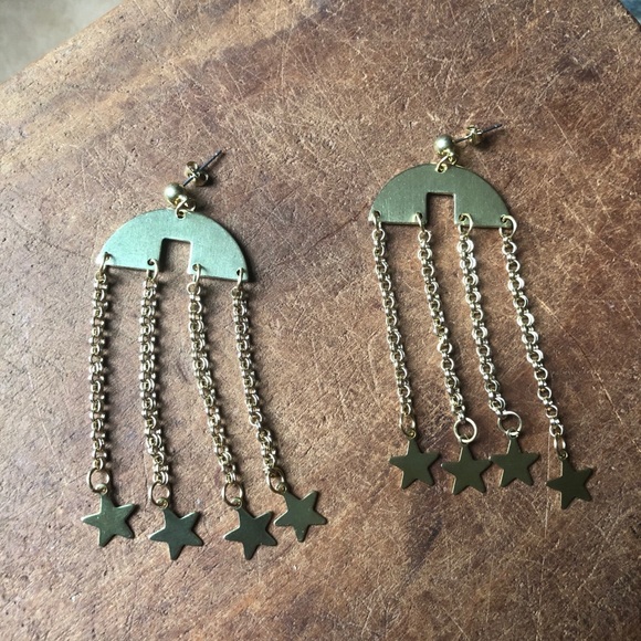 Shooting star 🌠 💫 statement earrings - Picture 5 of 14